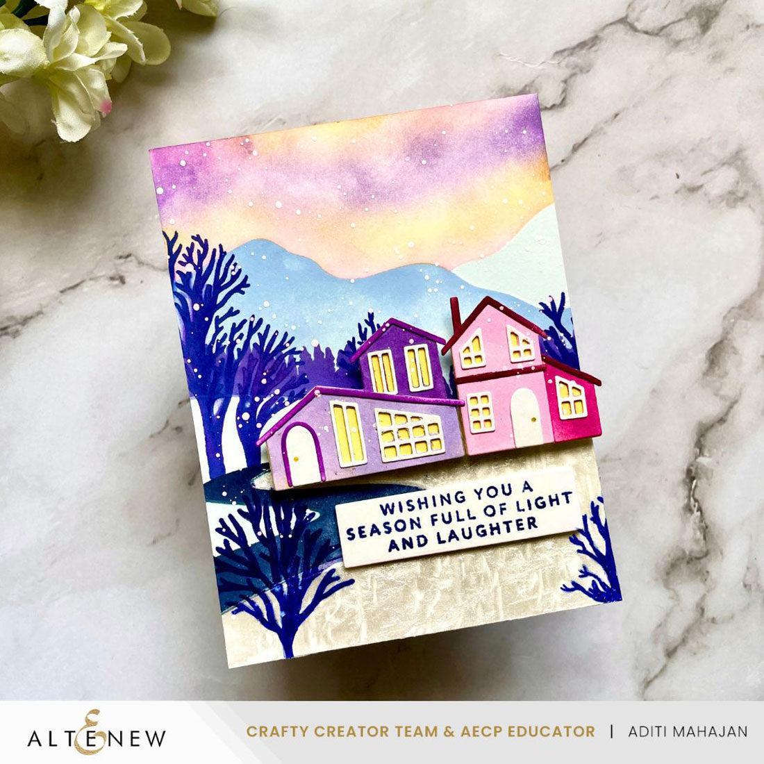 Altenew - Stencils - Stencil Art: Serene Landscapes-ScrapbookPal