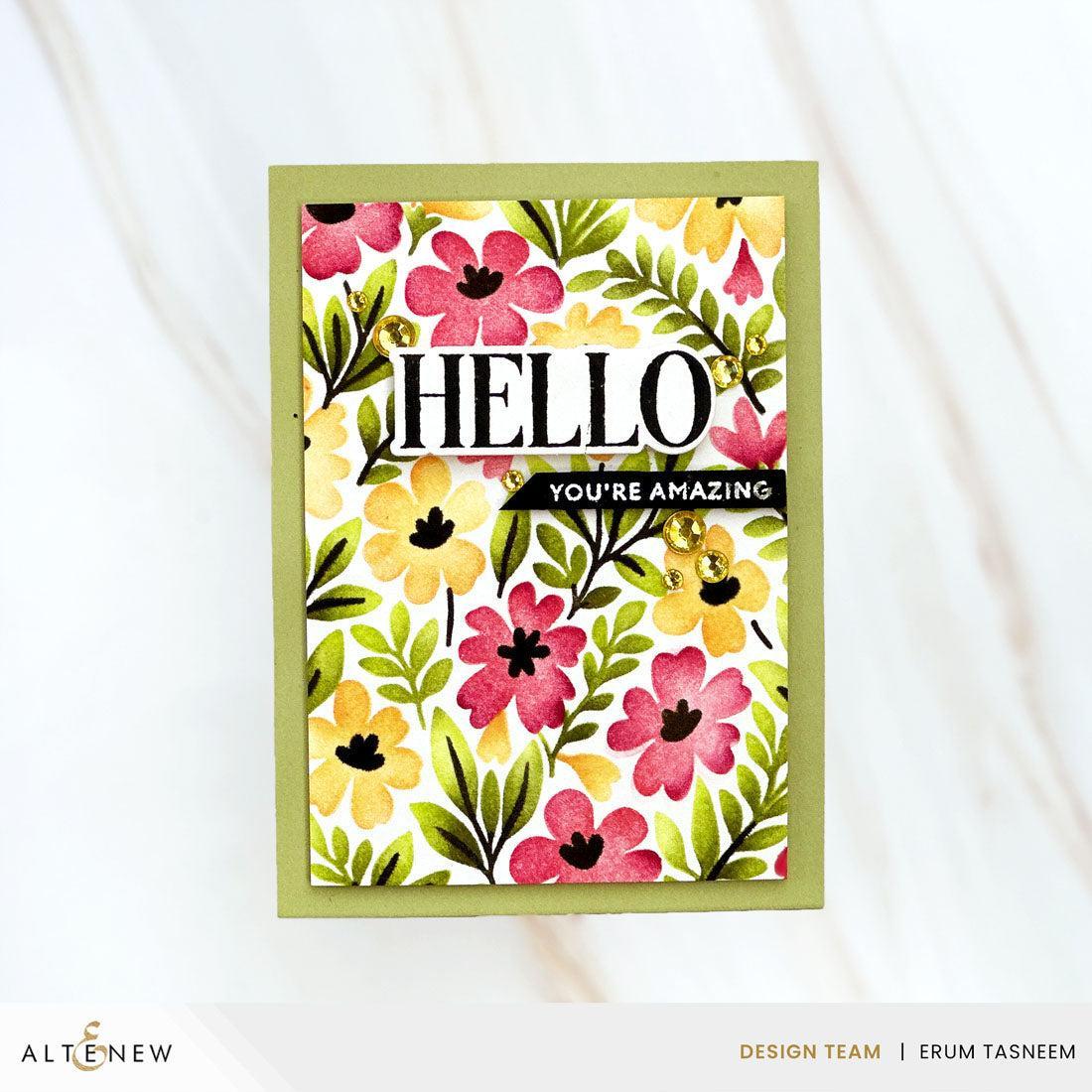 Altenew - Stencils - Stencil Art: Styled Backgrounds-ScrapbookPal