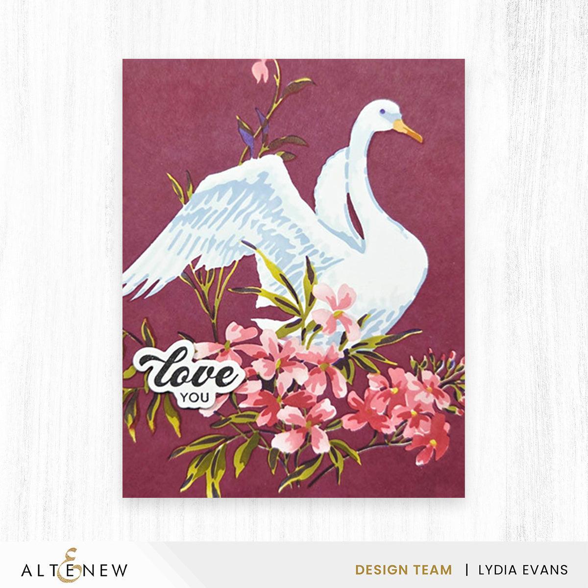 Altenew - Stencils - Stencil Art: Swan Serenade-ScrapbookPal