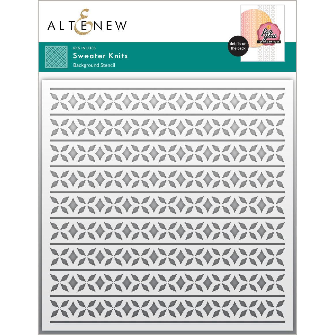Altenew - Stencils - Sweater Knits-ScrapbookPal