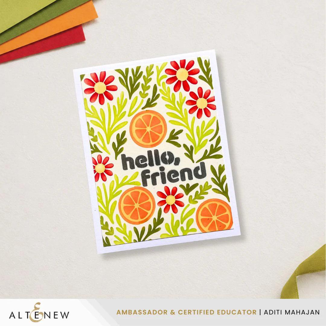 Altenew - Stencils - Tea Potpourri-ScrapbookPal