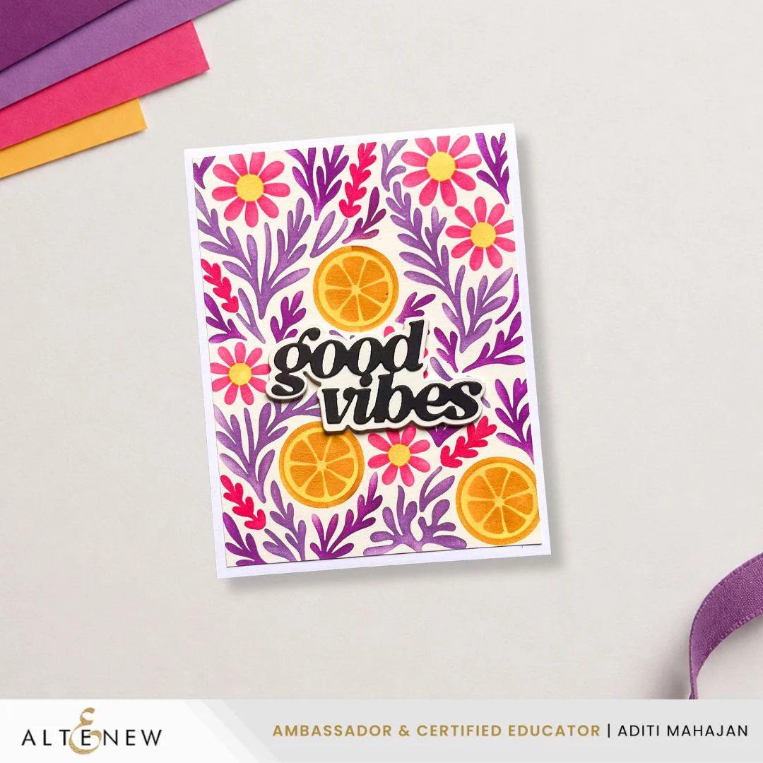 Altenew - Stencils - Tea Potpourri-ScrapbookPal