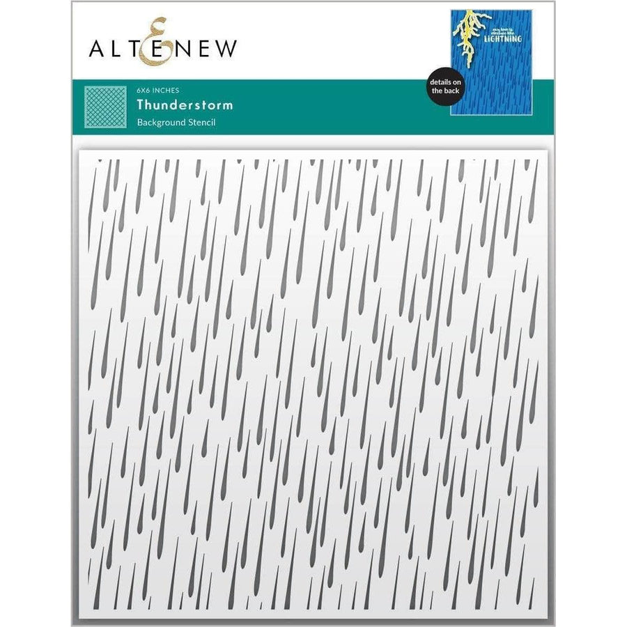 Altenew - Stencils - Thunderstorm-ScrapbookPal
