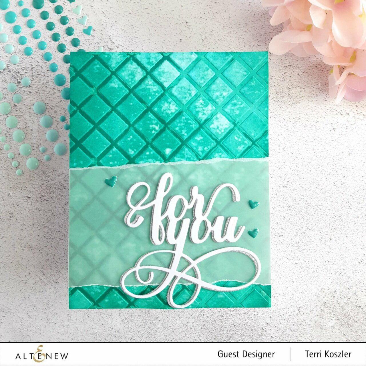 Altenew - Stencils - Trellis-ScrapbookPal