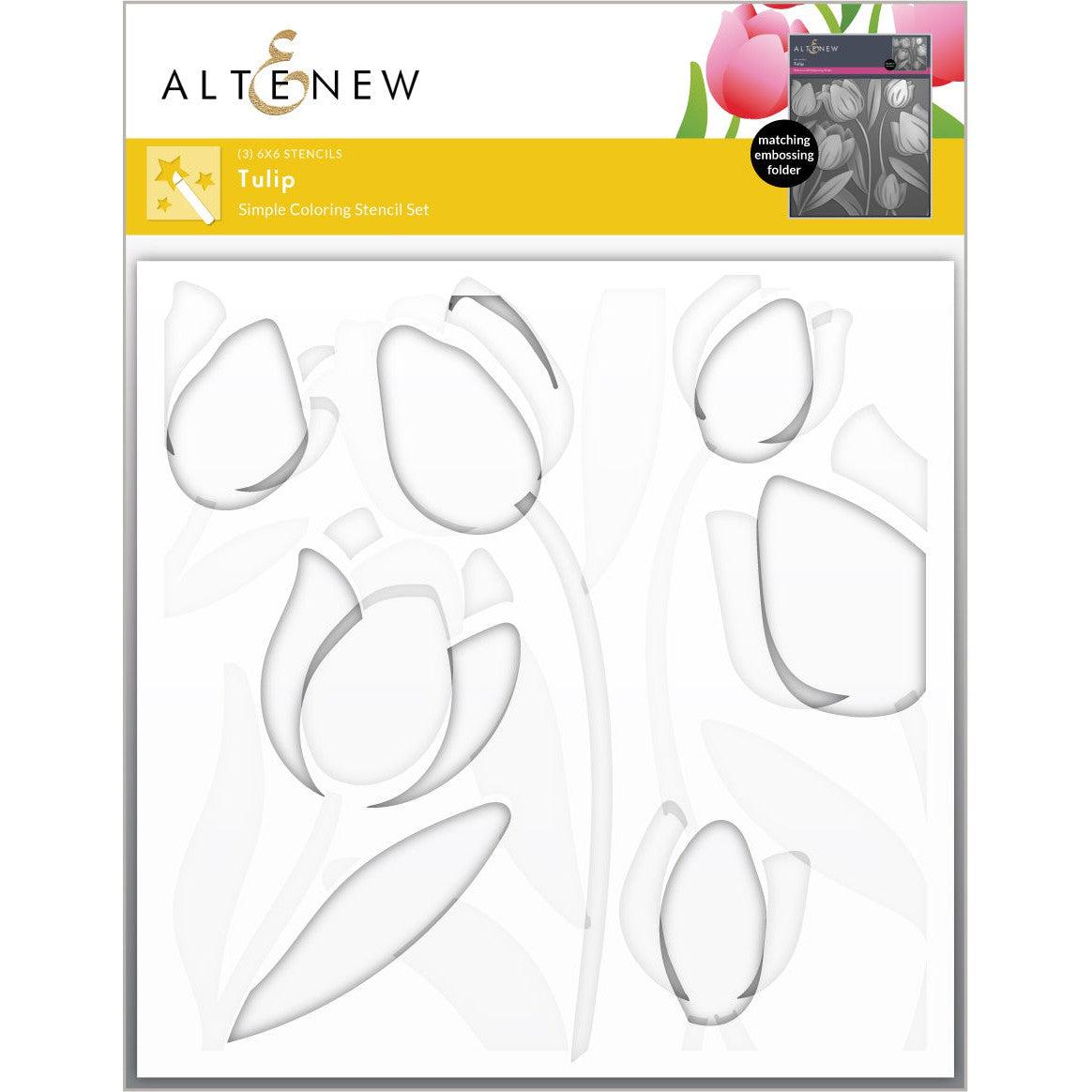 Altenew - Stencils - Tulip-ScrapbookPal