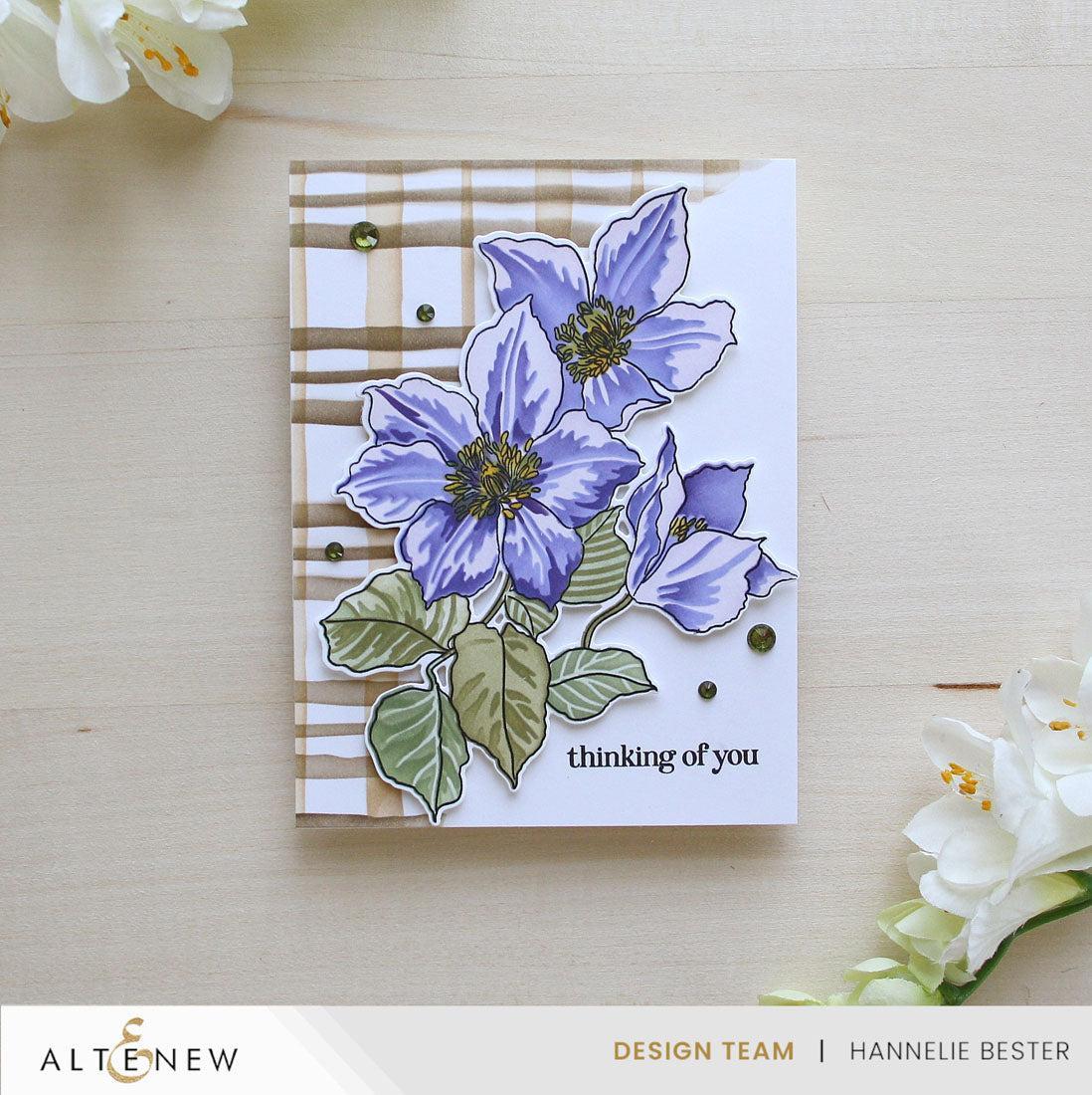 Altenew - Stencils - Watercolor Plaid Builder-ScrapbookPal