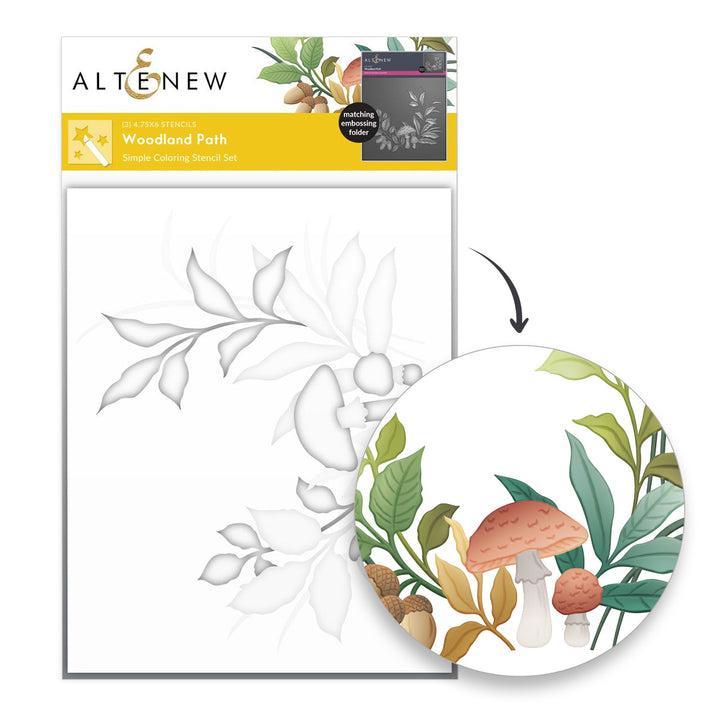Altenew - Stencils - Woodland Path-ScrapbookPal