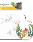 Altenew - Stencils - Woodland Path-ScrapbookPal