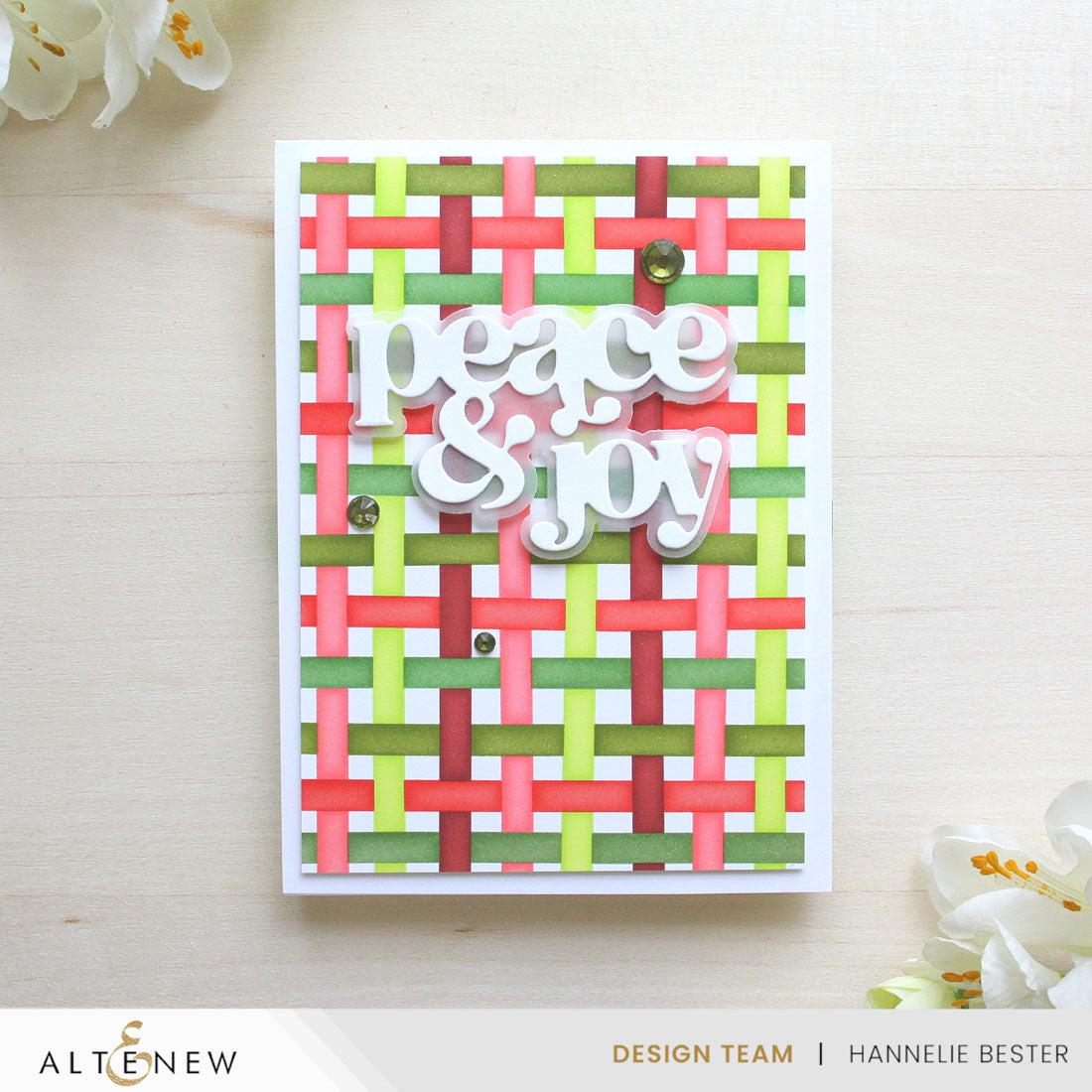 Altenew - Stencils - Woven Ribbon Builder-ScrapbookPal