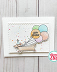 Avery Elle - Clear Stamps - Balloon Greetings-ScrapbookPal