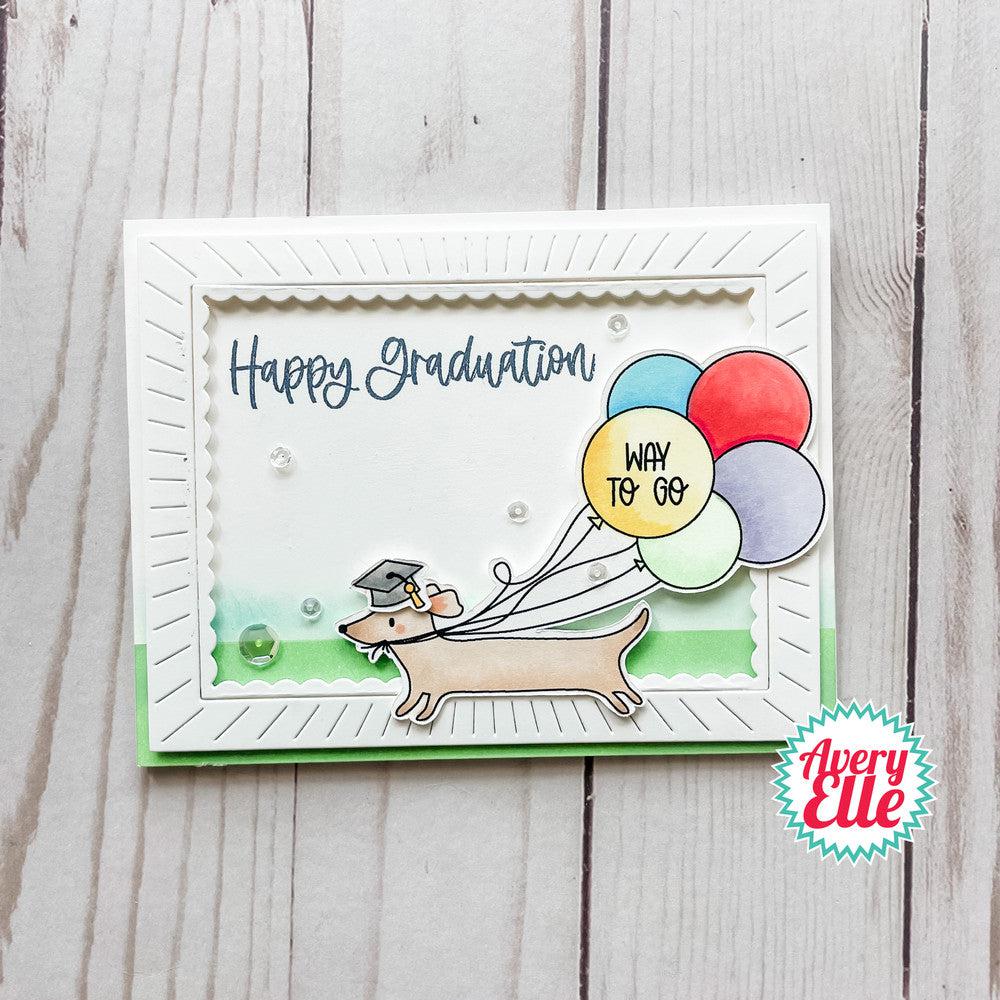 Avery Elle - Clear Stamps - Balloon Greetings-ScrapbookPal