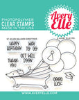 Avery Elle - Clear Stamps - Balloon Greetings-ScrapbookPal