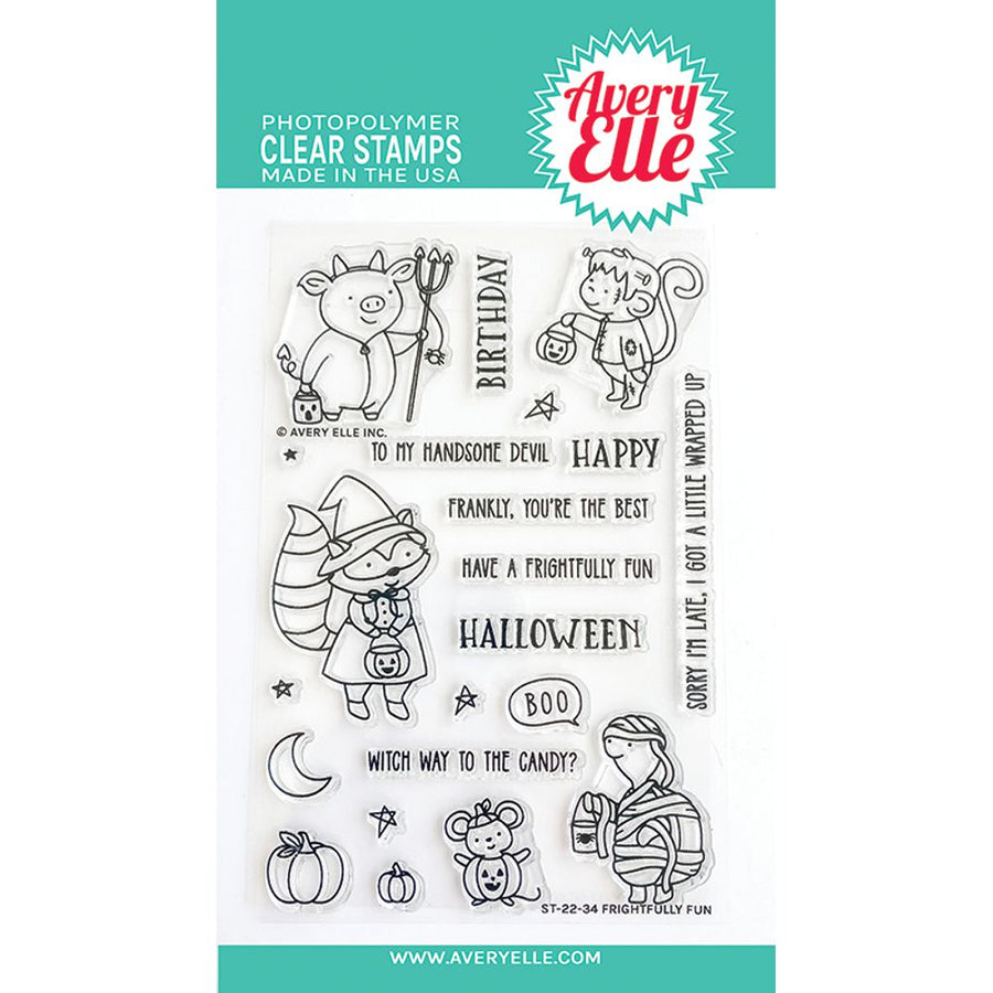 Avery Elle - Clear Stamps - Frightfully Fun-ScrapbookPal