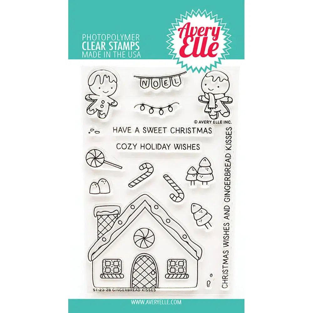 Avery Elle - Clear Stamps - Gingerbread Kisses-ScrapbookPal