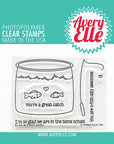 Avery Elle - Clear Stamps - Great Catch-ScrapbookPal