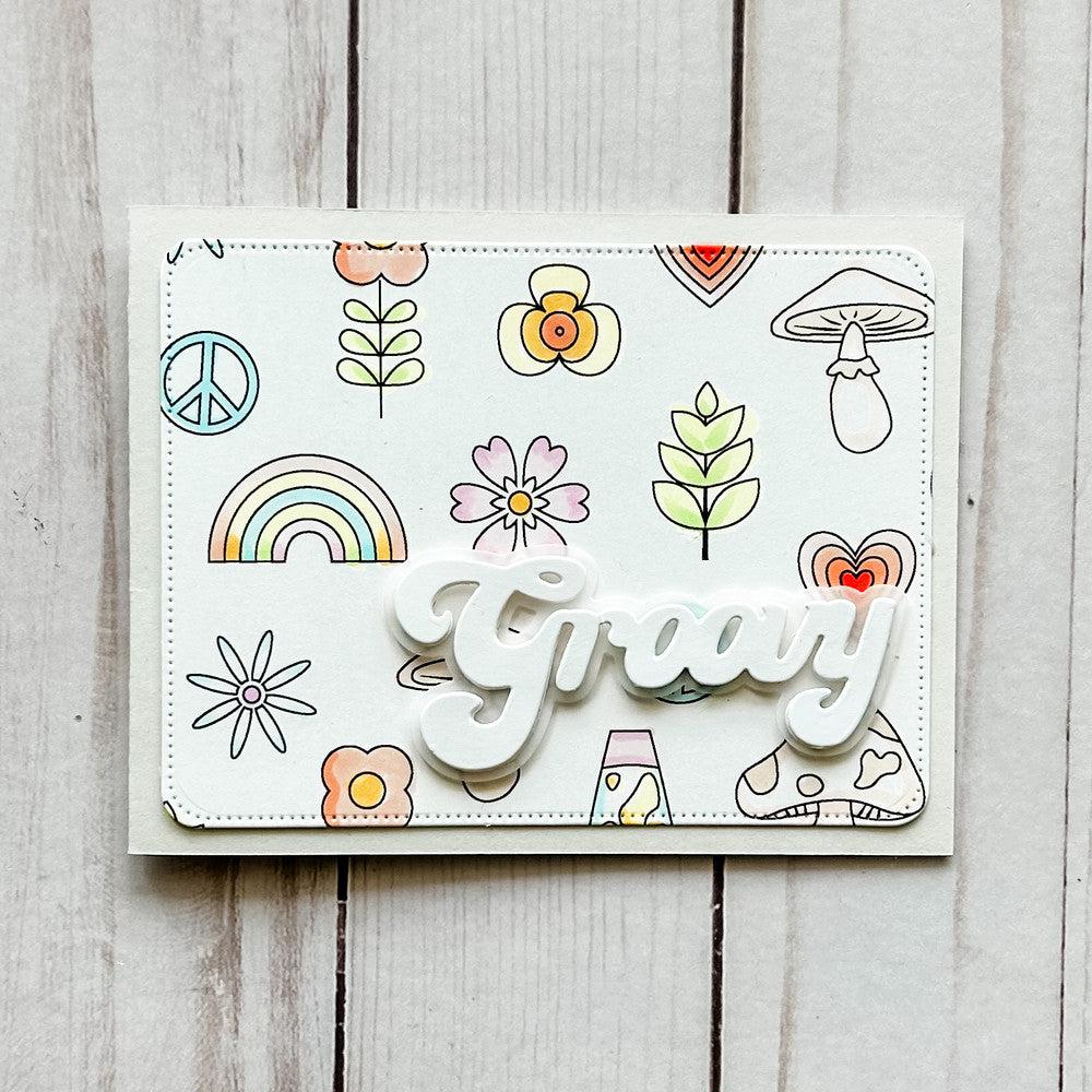 Avery Elle - Clear Stamps - Groovy Vibes-ScrapbookPal