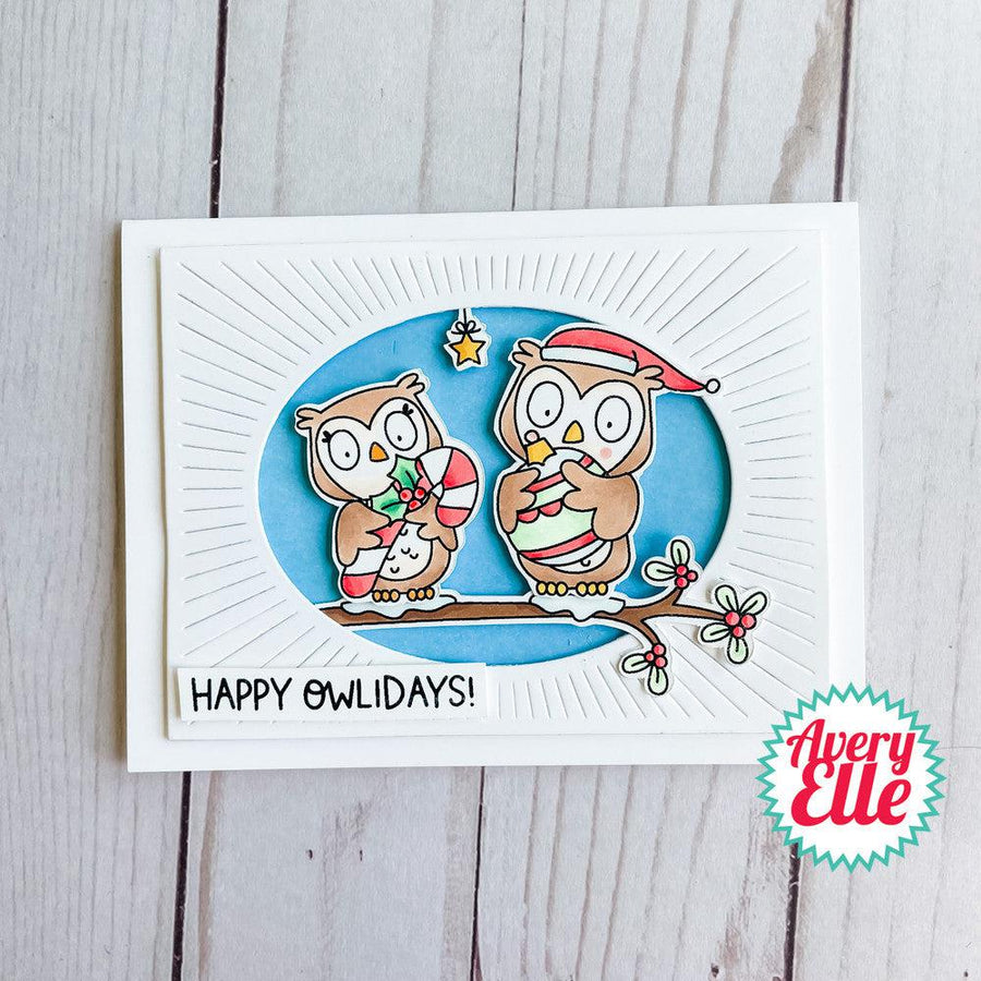 Avery Elle - Clear Stamps - Happy Owlidays-ScrapbookPal