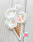 Avery Elle - Clear Stamps - Ice Cream Celebrations-ScrapbookPal