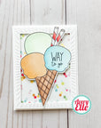 Avery Elle - Clear Stamps - Ice Cream Celebrations-ScrapbookPal