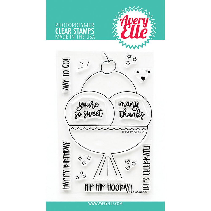 Avery Elle - Clear Stamps - Scoop-ScrapbookPal