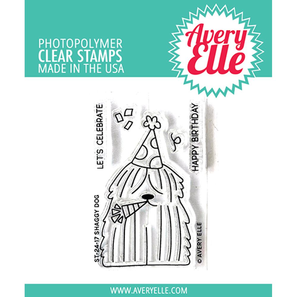 Avery Elle - Clear Stamps - Shaggy Dog-ScrapbookPal