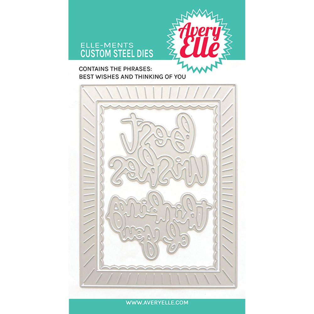 Avery Elle - Elle-ments Dies - Scalloped Burst-ScrapbookPal