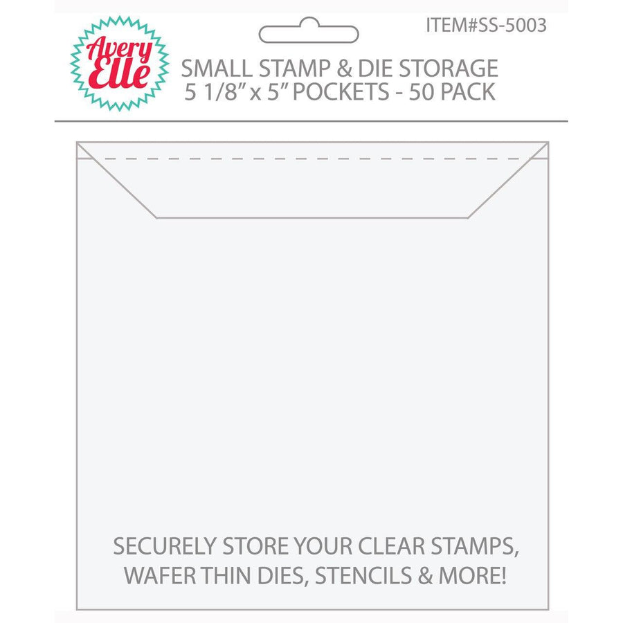 Avery Elle - Stamp Storage Pockets - Small, 50 pk-ScrapbookPal