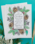 Spellbinders - More BetterPress Christmas Collection - Press Plate - Magic of Christmas Frame