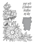 Spellbinders - BetterPress Autumn Collection - Press Plate & Dies - Autumn Floral Corner