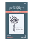 Spellbinders - Pressed Posies Collection - Press Plate - Sealed Florals
