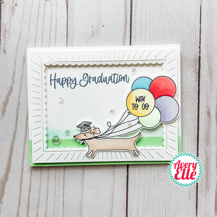 Avery Elle - Clear Stamps - Balloon Greetings