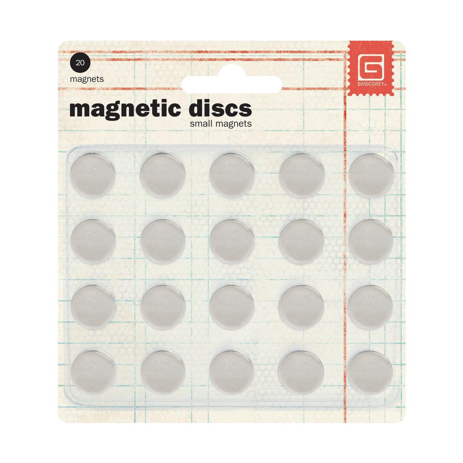 BasicGrey - Magnetic Discs - Sm20 pk-ScrapbookPal