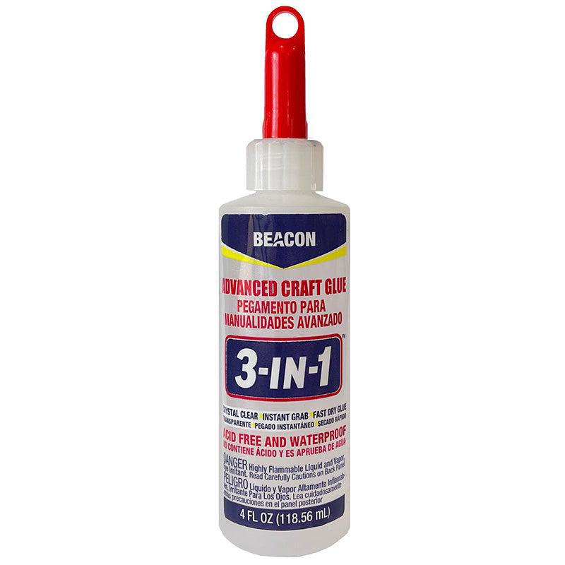 Beacon Adhesives - 3-IN-1 Advanced Craft Glue, 4 oz-ScrapbookPal