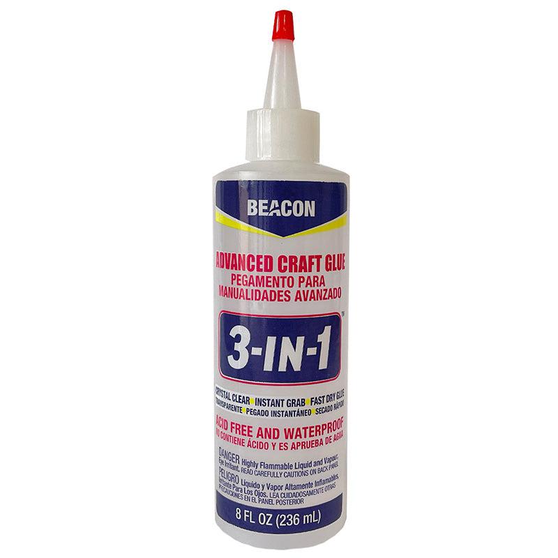 Beacon Adhesives - 3-IN-1 Advanced Craft Glue, 8 oz-ScrapbookPal