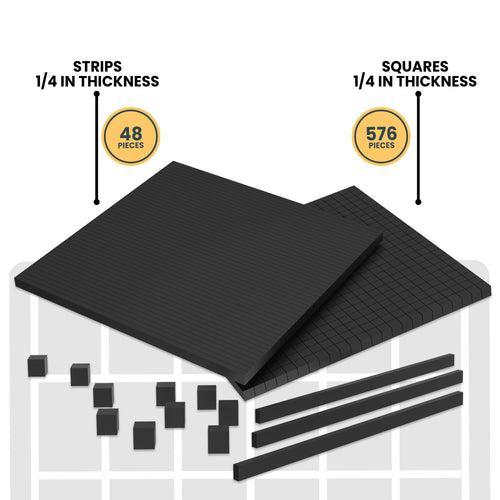 Bearly Art - Cubies Foam Adhesive - The Shadow Collection-ScrapbookPal