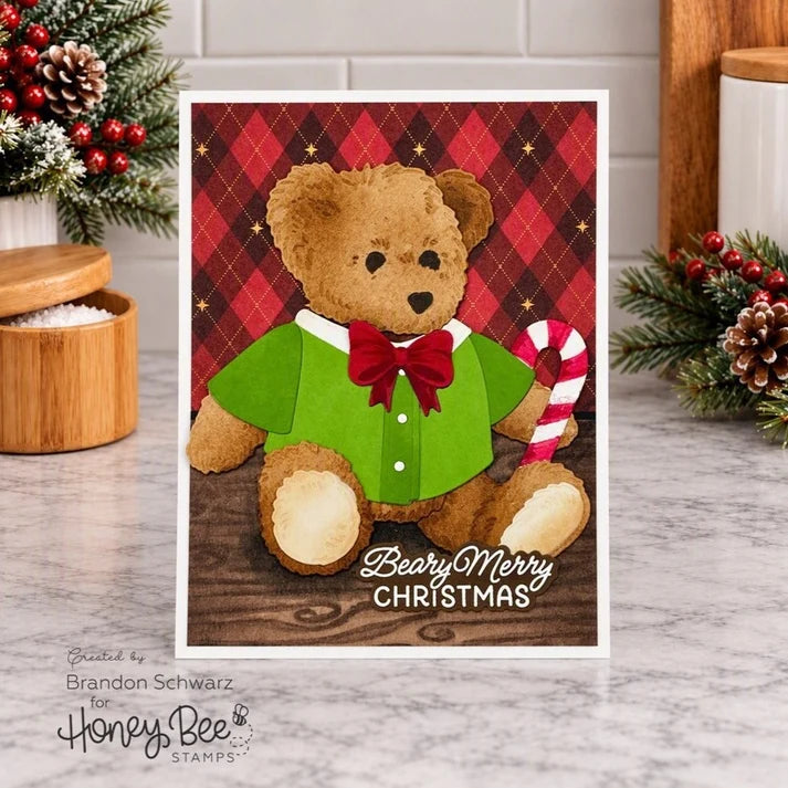 Honey Bee Stamps - Beary Best - Honey Cuts Coordinating Dies