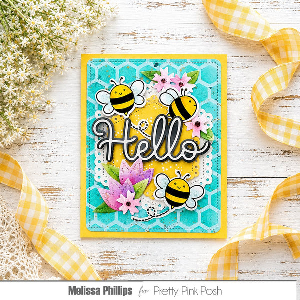 Pretty Pink Posh - Dies - Eyelet Hexagons