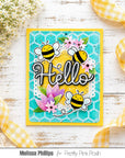 Pretty Pink Posh - Dies - Large Hello Shadow