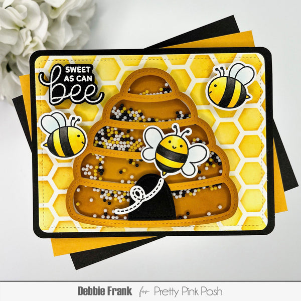 Pretty Pink Posh - Stencils - Honeycomb
