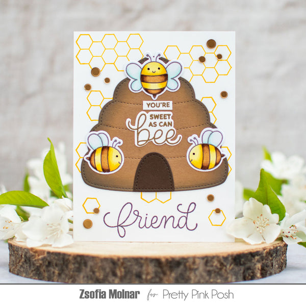 Pretty Pink Posh - Clear Stamps - Bee Additions