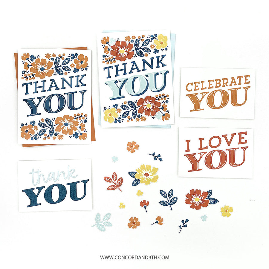 Concord & 9th - Clear Stamps - Blooms for You