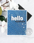 Hero Arts - Cling Stamps - Wave Pattern Bold Prints