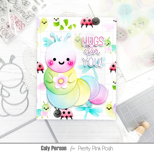 Pretty Pink Posh - Stencils - Layered Bugs