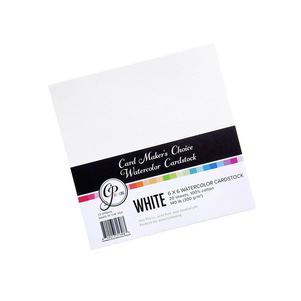 Catherine Pooler Designs - Card Makers Choice Watercolor Cardstock - 6" x 6"-ScrapbookPal