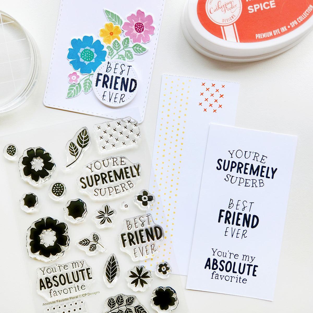 Catherine Pooler Designs - Clear Stamps - Absolute Favorite Floral-ScrapbookPal