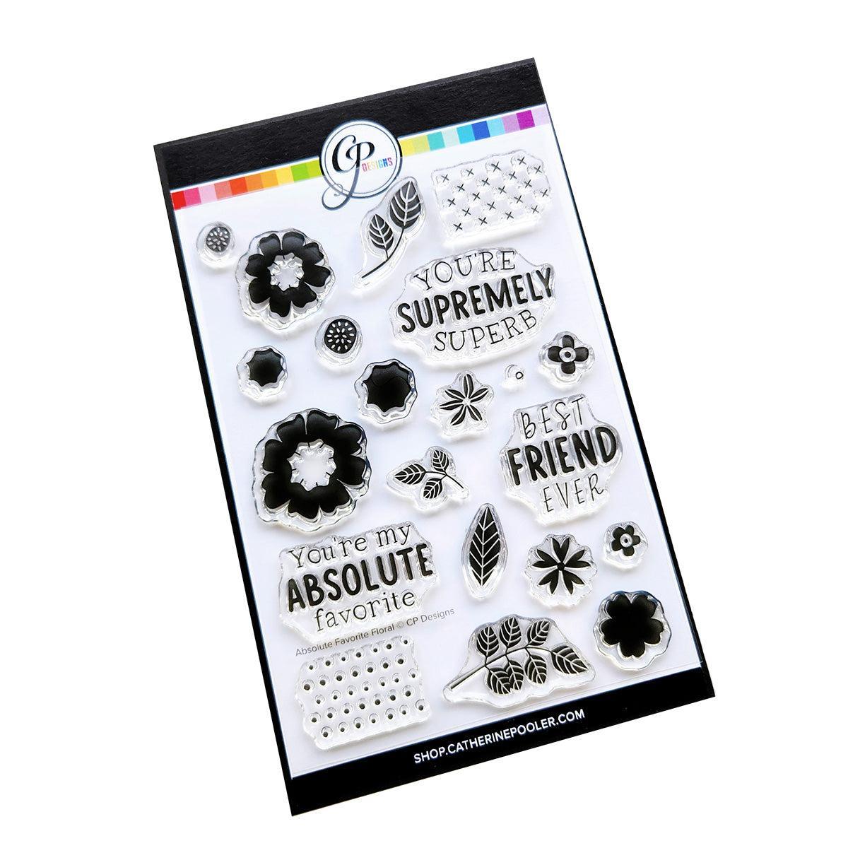 Catherine Pooler Designs - Clear Stamps - Absolute Favorite Floral-ScrapbookPal
