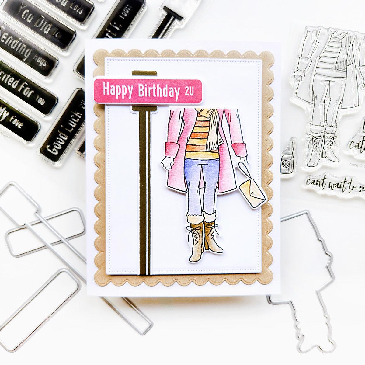 Catherine Pooler Designs - Clear Stamps - Anna in the City-ScrapbookPal