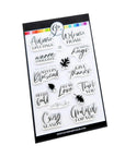 Catherine Pooler Designs - Clear Stamps - Autumn Greetings Sentiments-ScrapbookPal