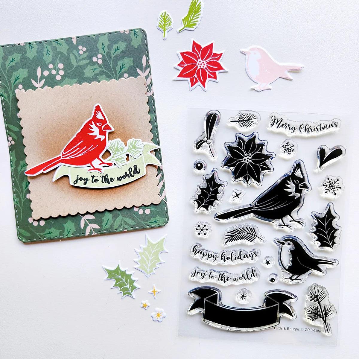 Catherine Pooler Designs - Clear Stamps - Birds & Boughs-ScrapbookPal