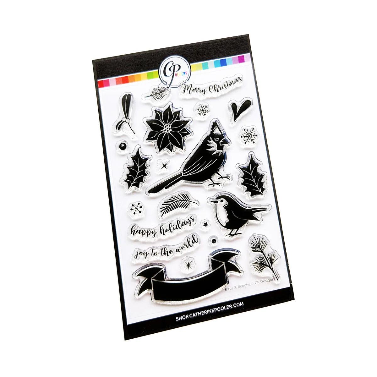Catherine Pooler Designs - Clear Stamps - Birds & Boughs-ScrapbookPal